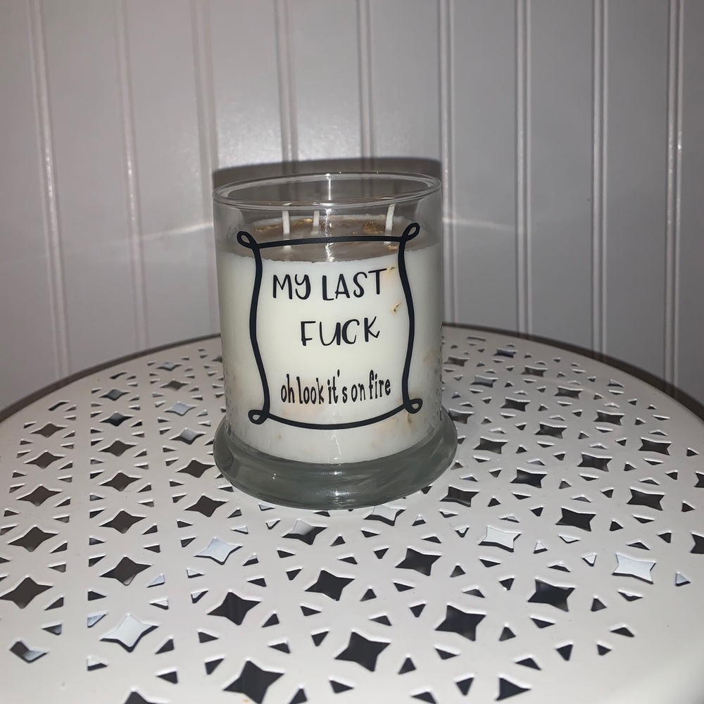 Funny soy candle large